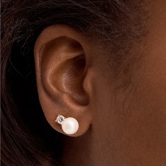 Kate Spade Earrings Pearls of Wisdom Studs - Picture 6 of 8